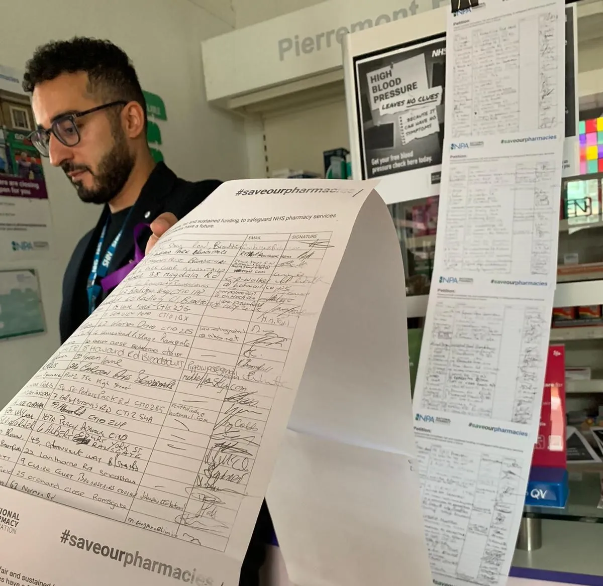 What is the problem facing community pharmacy?